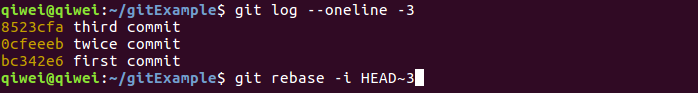git rebase